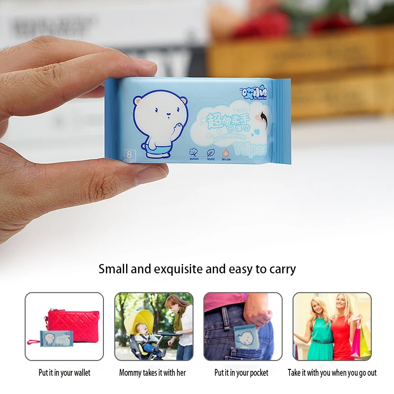 Рисунок 3 - Одноразовые влажные салфетки для