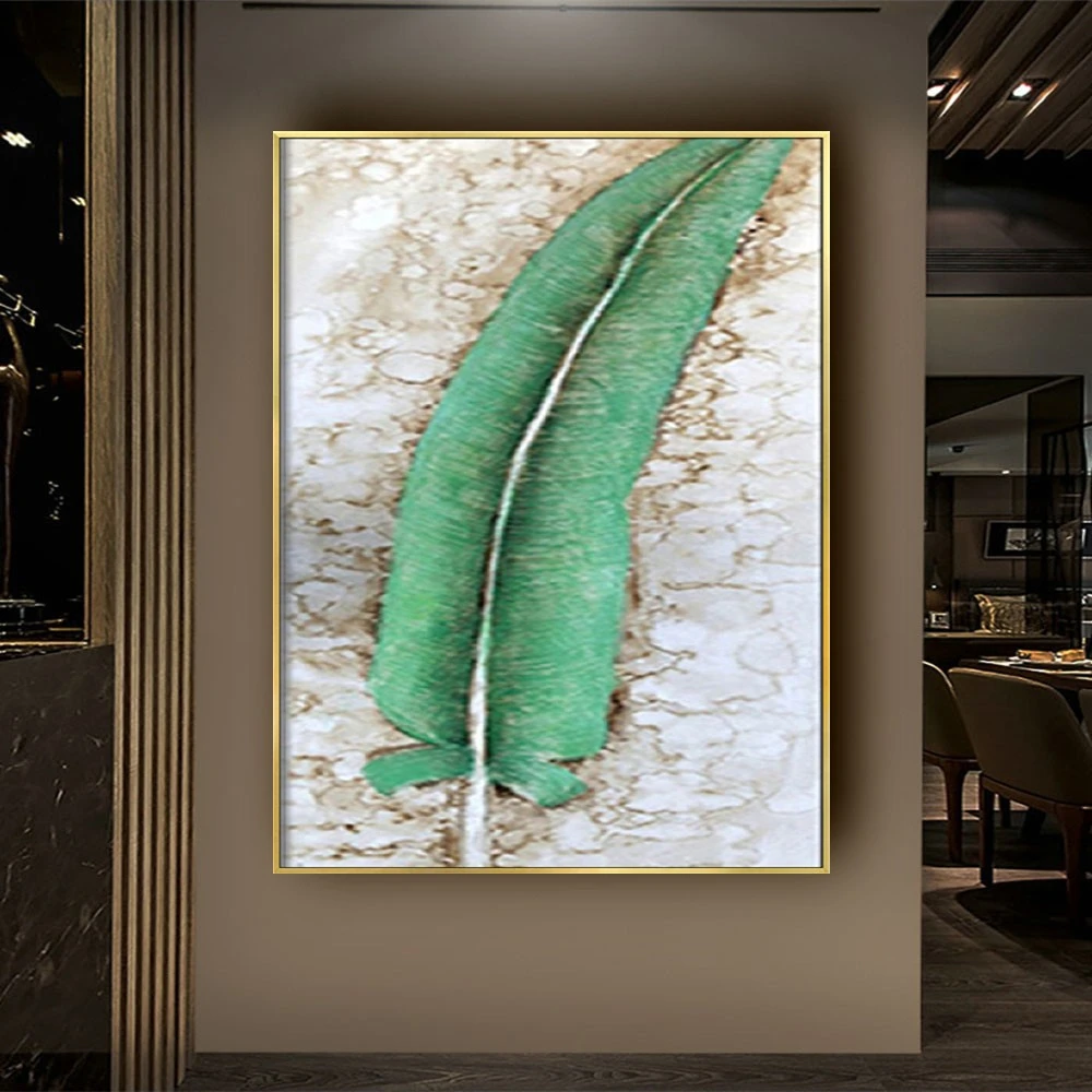 

Selling hand-painted floral abstract oil painting modern wall art living room no frame picture home decoration painting mural