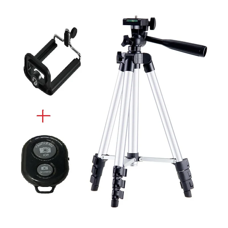 Смартфон регулируемый штатив с зажимом держатель Bluetooth пульт дистанционного