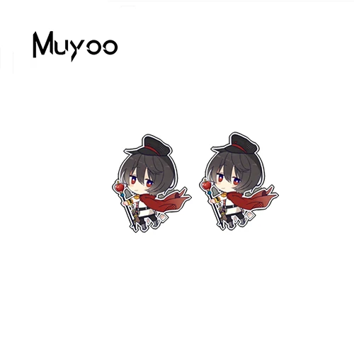 2019 Новая мода Ensemble Stars аниме акриловая смола серьги ручной работы эпоксидной