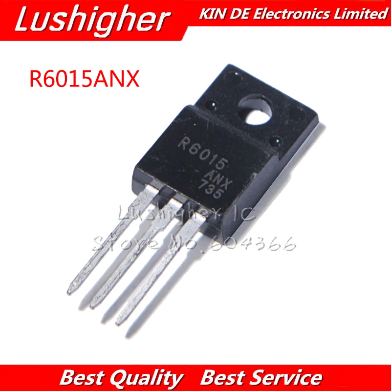 

5 шт. R6015 TO220F R6015ANX TO-220F