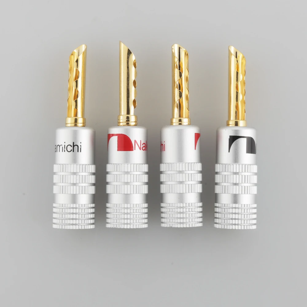 12 шт. позолоченные вилки типа банан | Электроника