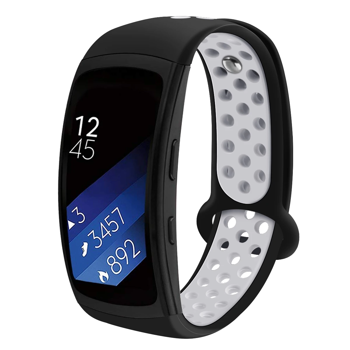 Ремешок для часов Samsung Gear fit2 pro ремешок силиконовый спортивный сменный 91029|Ремешки
