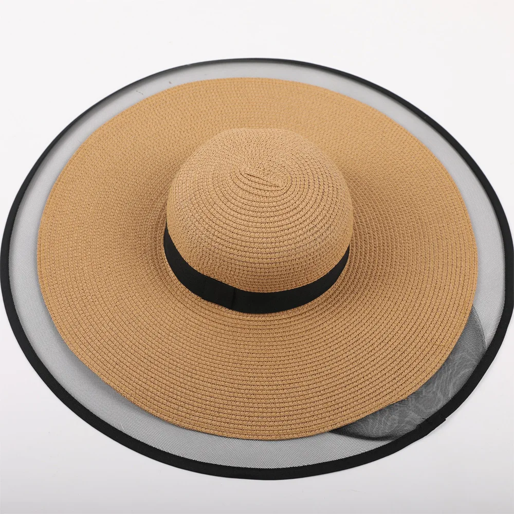 

Straw Hat Go On A Journey Woman Outdoors Sunshade Sunscreen Will Eaves Net Hat Hats