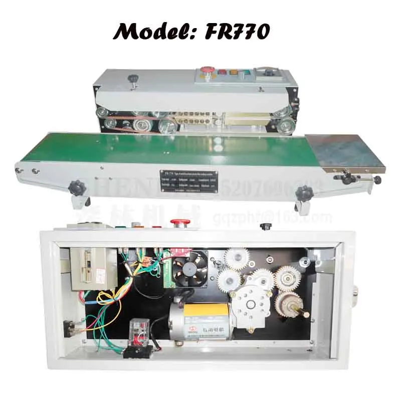 Непрерывная машина для запечатывания пластиковых пакетов автоматическая