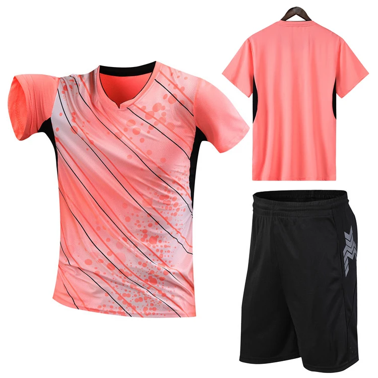 Top Kit Tennis Jerseys Men Women Badminton T Shirt Shorts Set Table Tennis Sets Badminton Jogging Sports Suits Ping Pong Clothes
