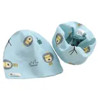 Новинка, весенне-осенний комплект для маленьких девочек, шапка и шарф с изображением совы, звезды, лебедя, шапка для мальчиков, детская шапка, шарф, воротник, хлопковый комплект, детские головные уборы наборы