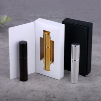 20pcslot 10ml spray perfume bottle with packing box empty refillable glass perfume bottles atomizer empty bottle