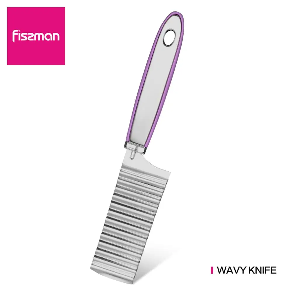 Фиссман волнистый нож из нержавеющей стали ручной французский фрезы для