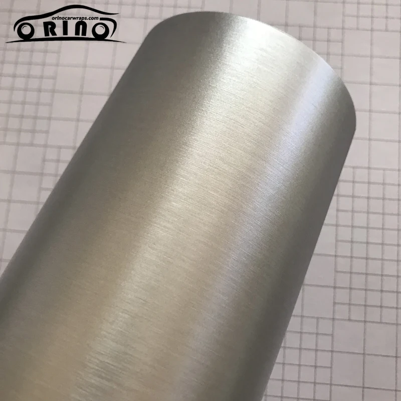 Металлик серебристый матовый металлический винил Обёрточная бумага в рулоне с