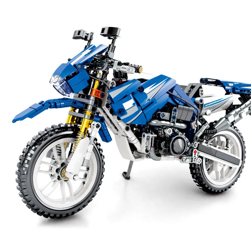 Высокотехнологичная модель мотоцикла 799 шт. Детский конструктор развивающие