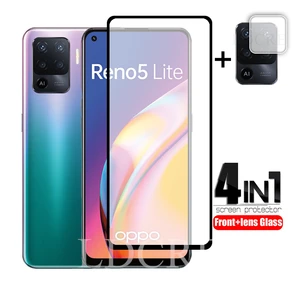 2pcs for oppo reno5 lite glass for reno 5 lite tempered glass screen protector camera film for oppo reno 5 lite reno5 5f 5z 5k free global shipping