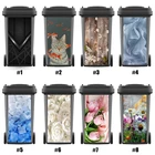 Виниловая самоклеящаяся Крышка для мусорного ведра с изображением животных