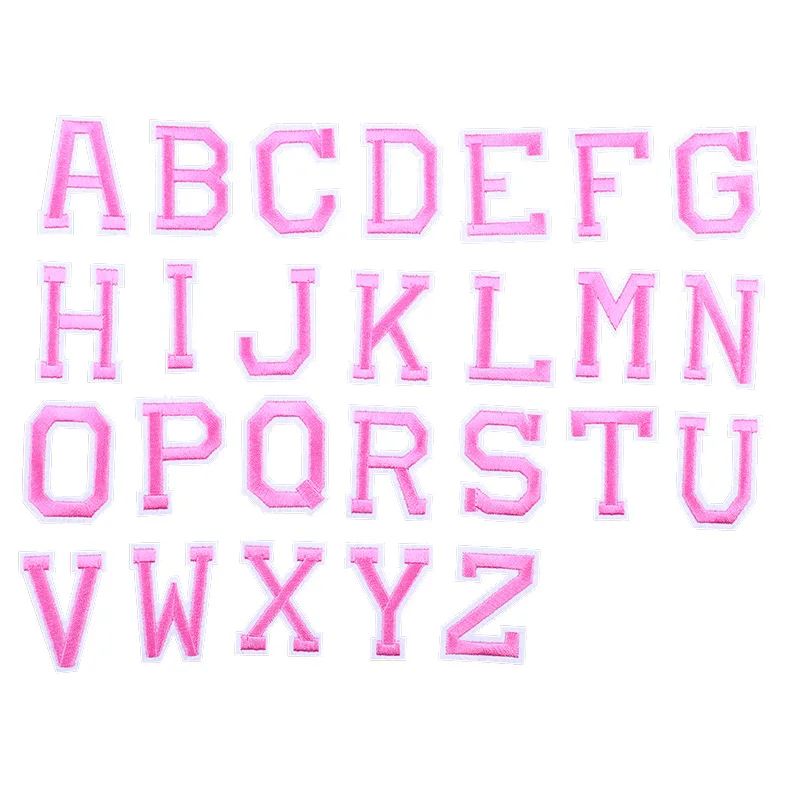 26 шт./лосьон нашивка с английскими буквами вышитая утюгом для одежды английские