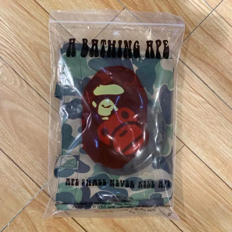 

2021 New Bape Camouflage Folding Multi-purpose Handbag Carrying Large Capacity Shopping Bag Tote Shoulder Bag Student