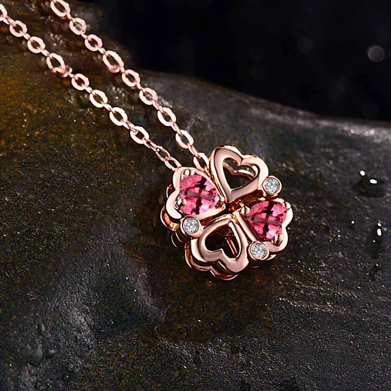 SLFD природный красный турмалин 18K кулон из чистого золота настоящий AU 750 ТВЕРДОЕ