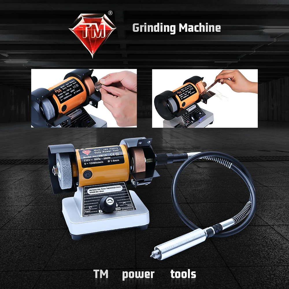 Grinding machine TM1 Bench Grinder Sanding Machine, Jade Carving Jewelry Polishing Machine, DIY