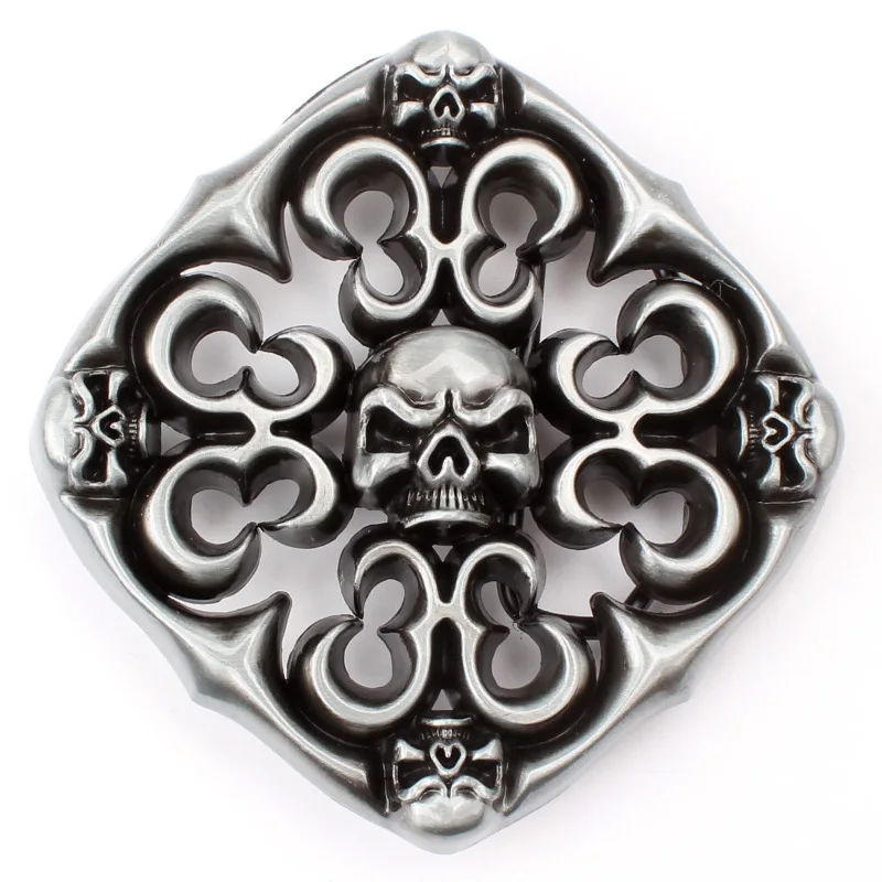 Череп Скелет Ремень Пряжка ремень DIY Аксессуары Западный ковбойский стиль