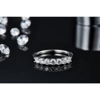 Eternal Radiance Moissanite Wedding Band 4