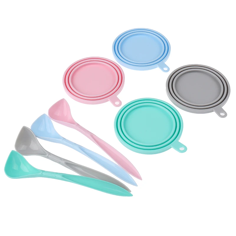 

Многоразовая Крышка для пищевых продуктов 3 в 1, силиконовая жестяная крышка для хранения собак и кошек, товары для домашних животных, подход...