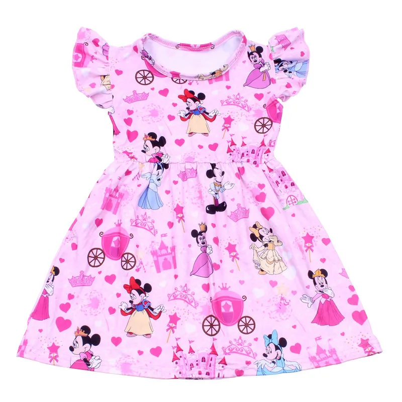 Платье принцессы для девочек на День Святого Валентина летнее платье маленьких