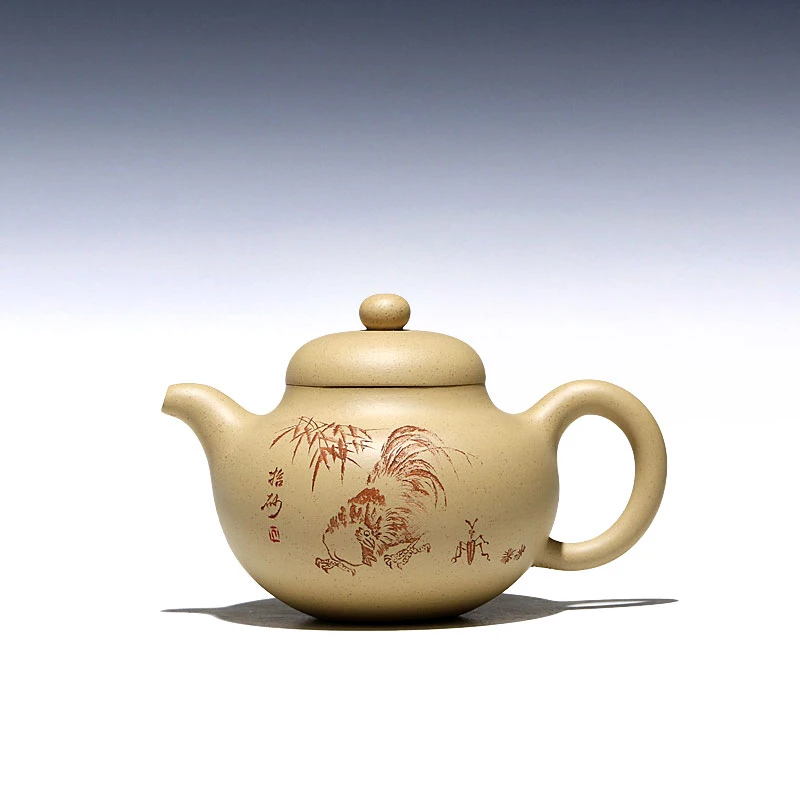 

★TaoYuan 】 yixing руды рекомендуется чайник jian-quan wang ручной чайник для отдыха зеленый чайник 210 куб. См