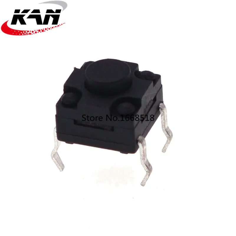 20 шт. 4 контактные 6*6 микро тактовые кнопочные переключатели 6*6*5 мм DIP 6x6x4 3