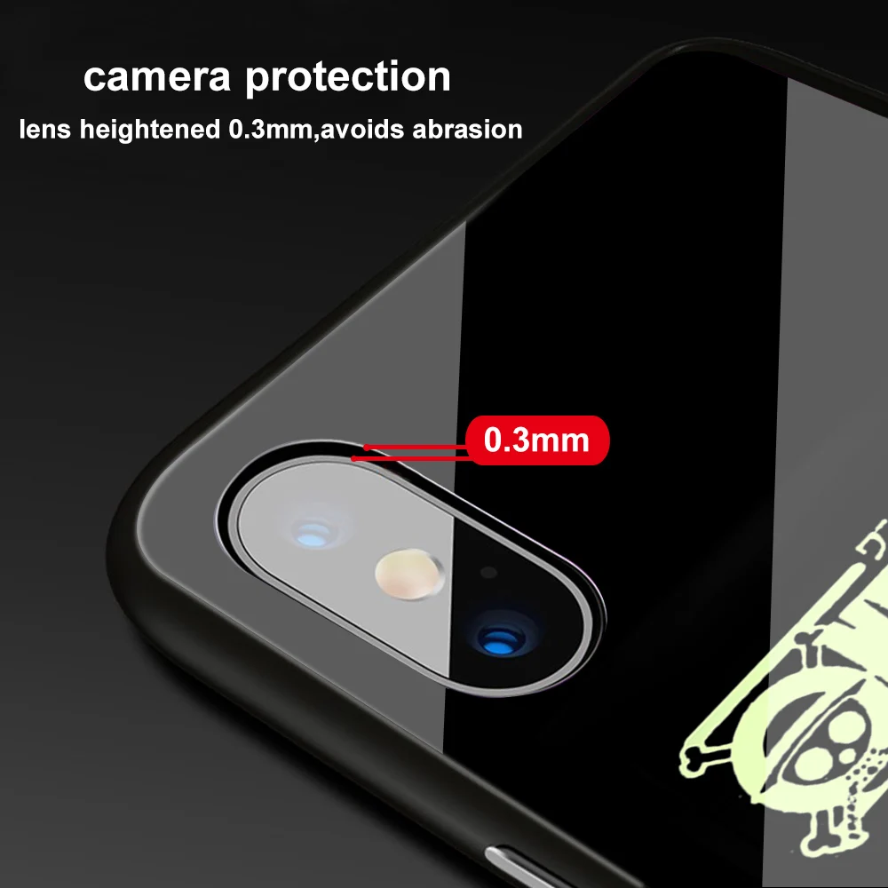 Ciciber чехлы для телефонов iphone 11 Pro XR X XS MAX one piece Luffy чехол 7 8 6 6S Plus светящиеся из