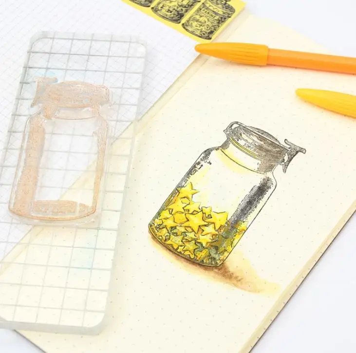 

Craft Stamps Silicone Clear Stamps Scrapbook Paper for Scrapbooking