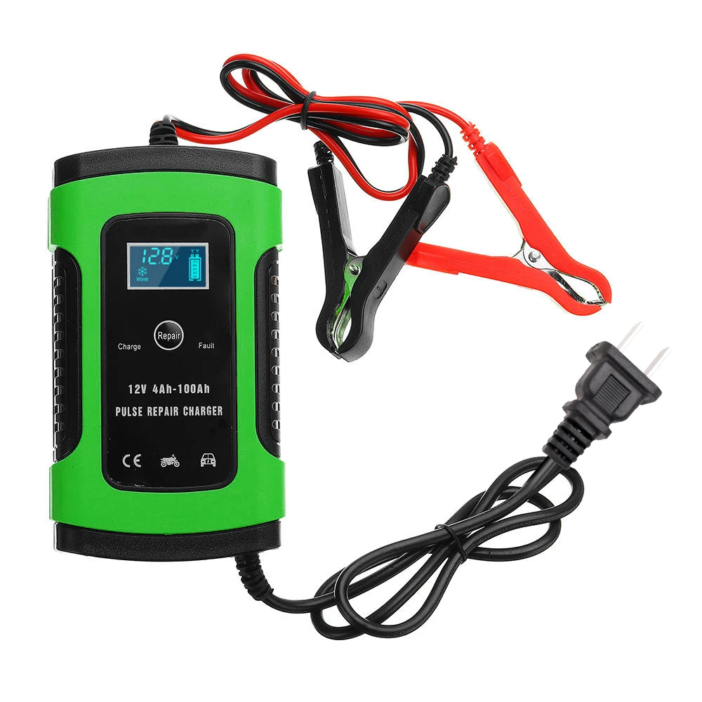 12V автомобиль Батарея Зарядное устройство цифровой ЖК дисплей Дисплей