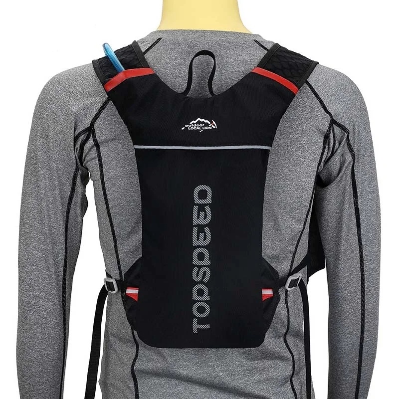 Профессиональный Рюкзак для марафона светоотражающая легкая Беговая сумка бега