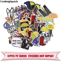 37pcs tv series sticker pack for diy scrapbooking album luggage laptop skateboard phone notebook decoration e1160