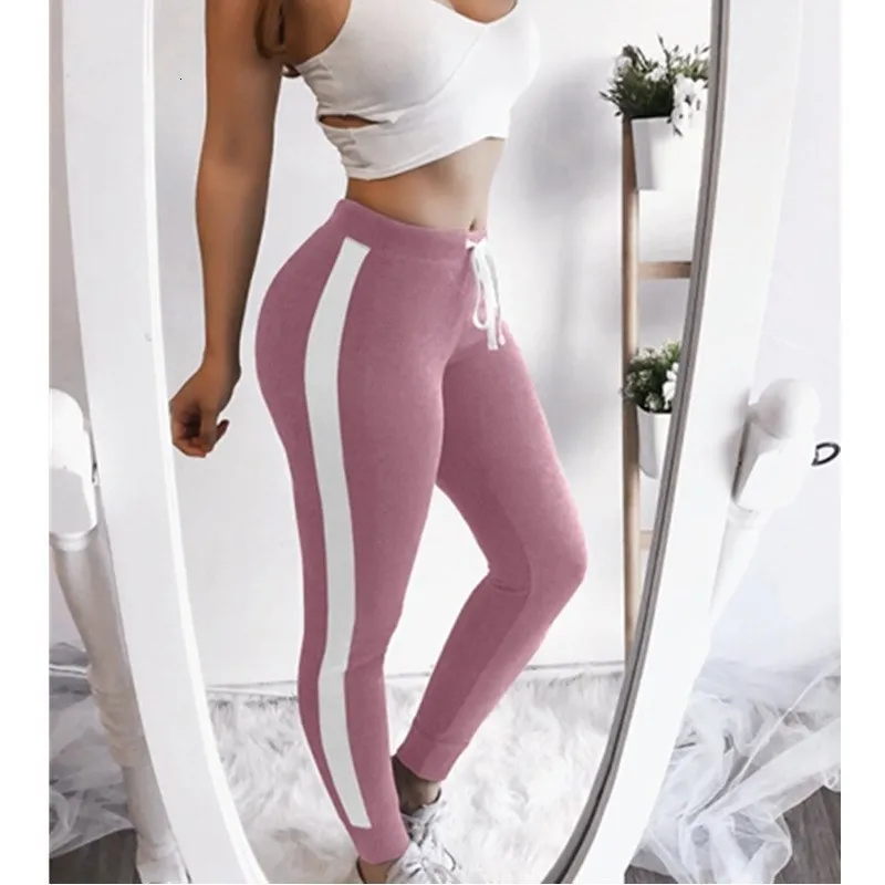 Womens Leggings Solid Color Fitness Jeggings Sportswear Female Patchwork Elastic Slim Skinny Legging Workout Legings | Женская одежда