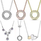 Цепочка из серебра 925 пробы с подвеской в форме сердца и надписью