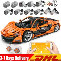 mould king 13090 high tech mclaren p1 super racing car app rc model building blocks eletric motor power toys 42115 kids gifts