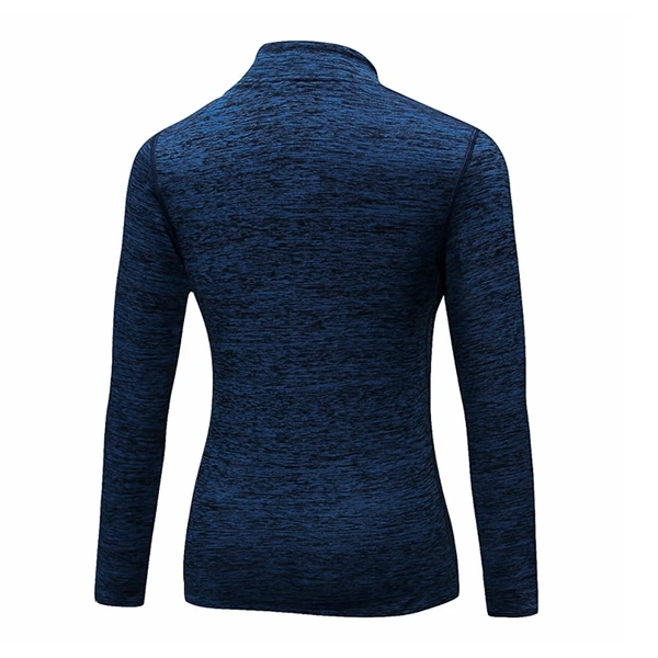Winter Women's Fitness Clothing Long Sleeve Thermal Polo t-shirts Plus Velvet Sports Top Female Warm Yoga Wear Training Shirt