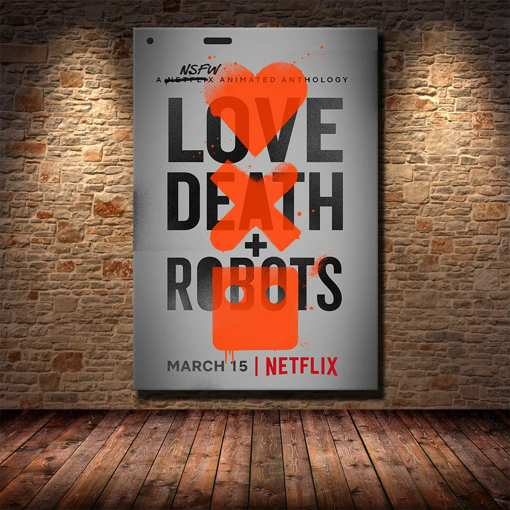 Постер для ТВ сериала Love Death And Robot Hd печать холст картина украшение гостиной и