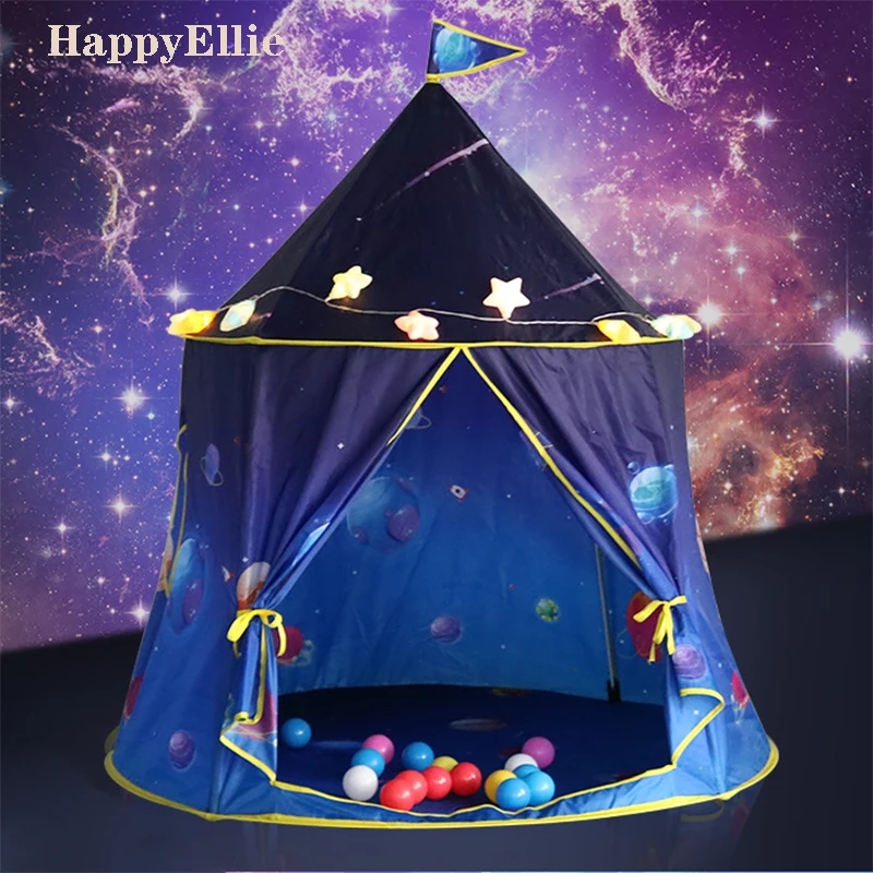 2021 новый стиль Галактическая тема градиентный цвет Игровая палатка BabyTipi для