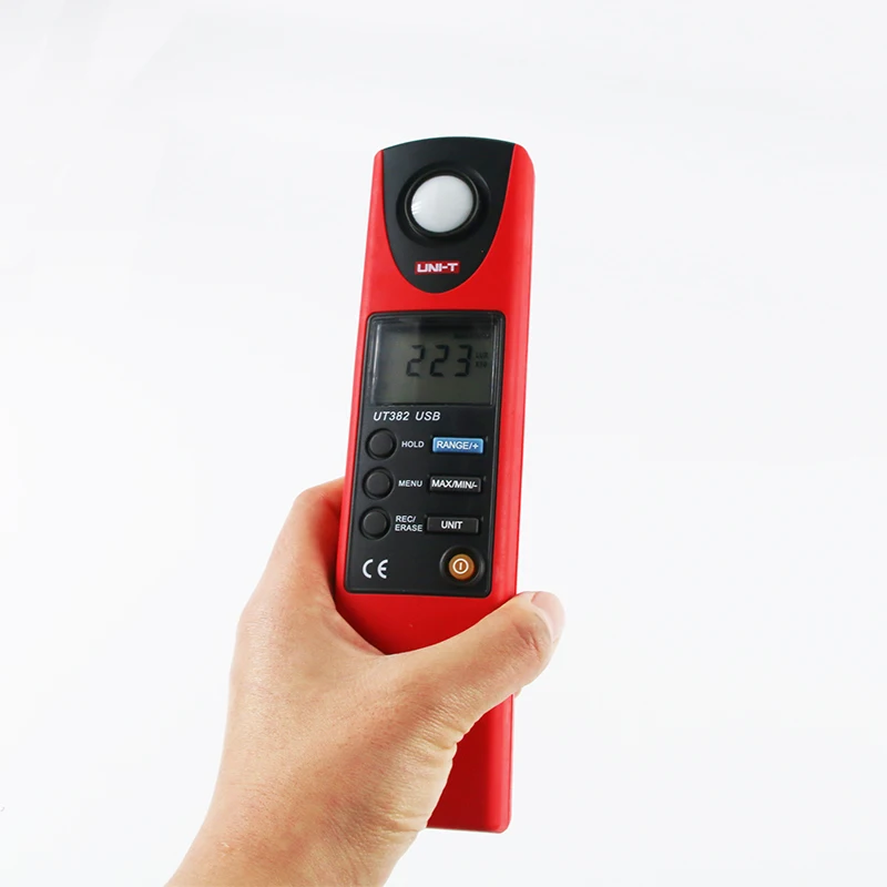 UNI T блок UT381/UT382 цифровой светильник метр Illuminometers измерения удержания данных Авто