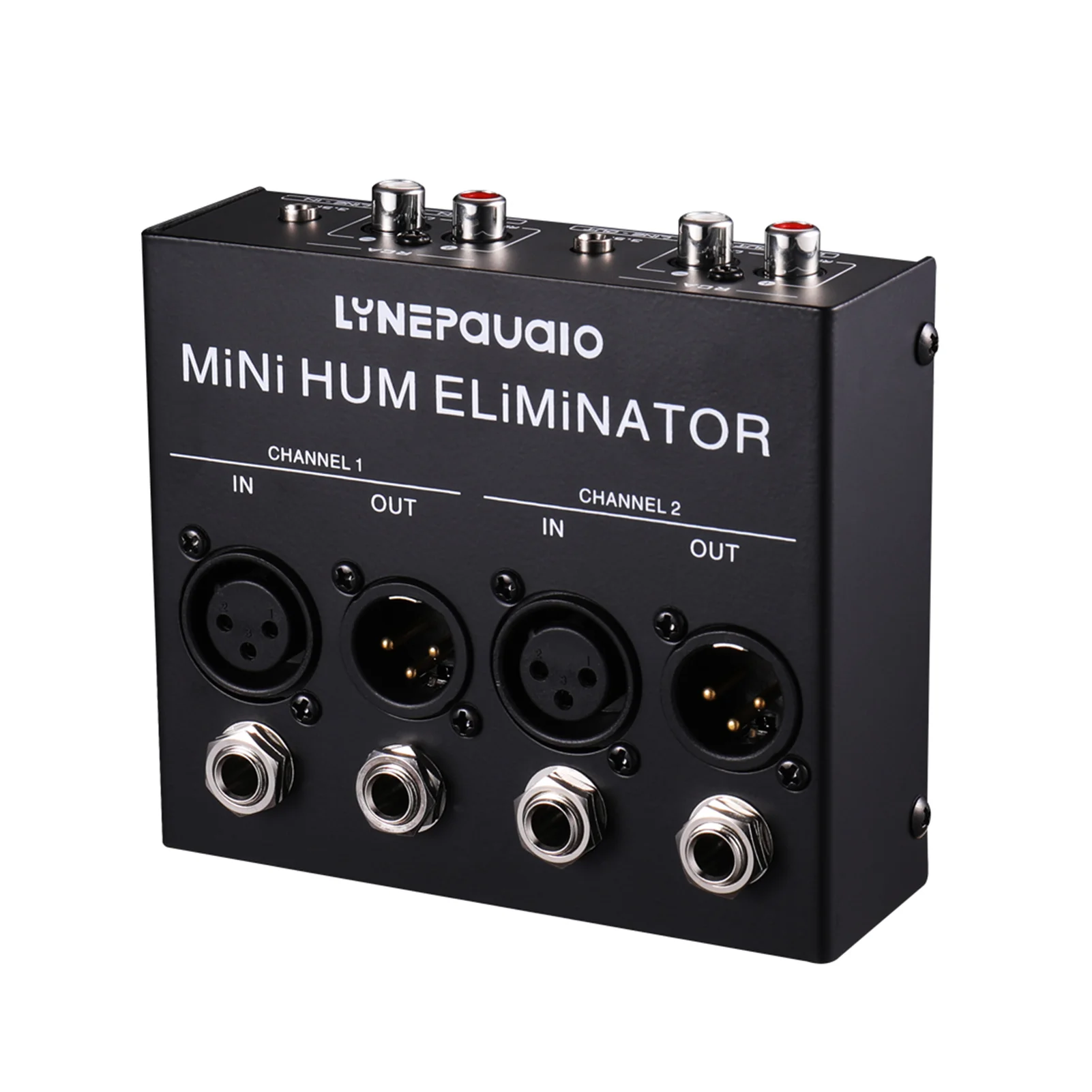 Компактный Hum Eliminator Box 4 канальный пассивный Базз Разрушитель шумов Canceller