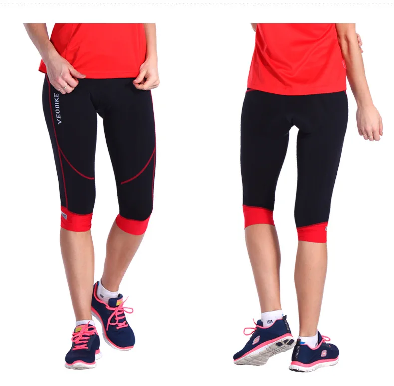 Велосипедные шорты с гелевой подкладкой женские велосипедные брюки 3/4