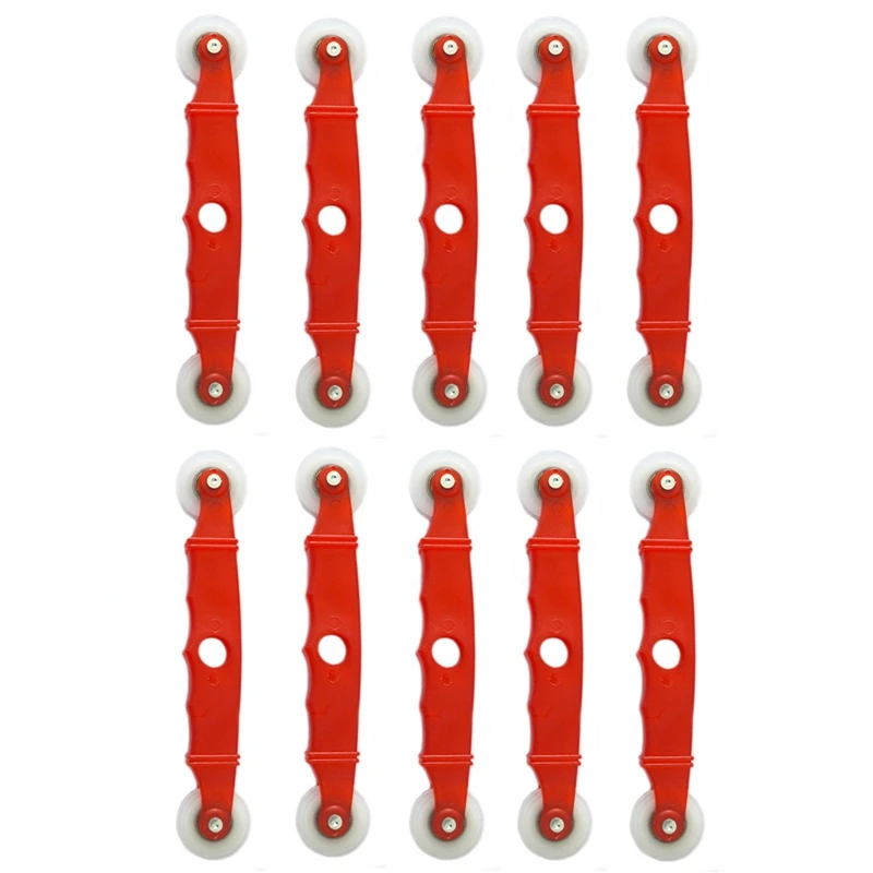 

10 Экран инструмент для колес с нейлоновым колеса ролики с Пластик ручки Экран Пресс