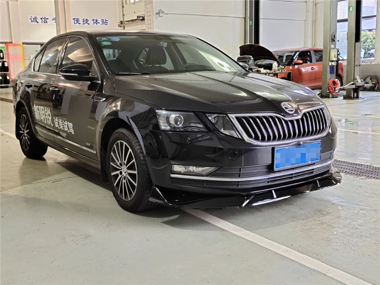 Для Skoda Octavia 2018 2019 переднего бампера комплект Диффузор тела спойлер для задней