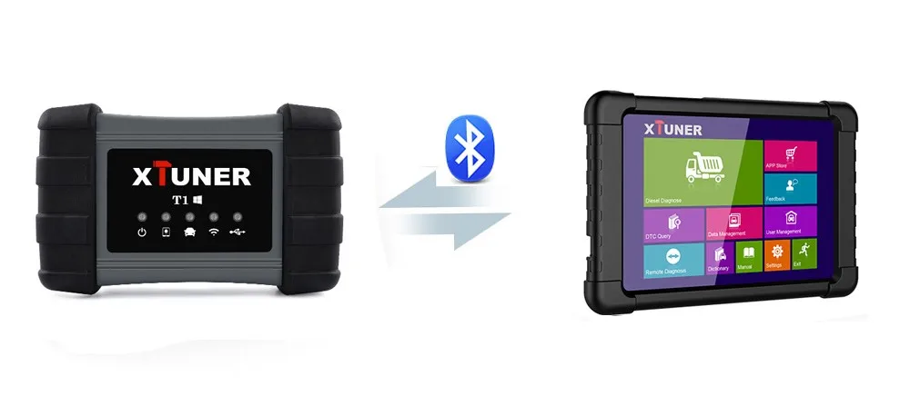 Xtuner T1 сверхмощный грузовик диагностический инструмент SRS ABS DPF EGR Сброс для VOLVO MAN IVECO грузовик сканирующий инструмент Xtuner дизель OBD2 сканер