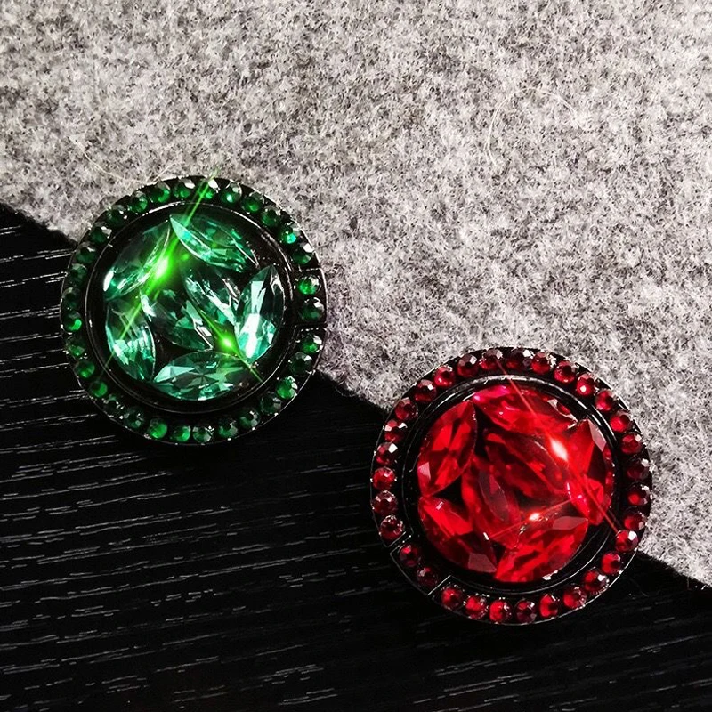 Блестящий бриллиантовый держатель для кольца на палец аксессуары телефона