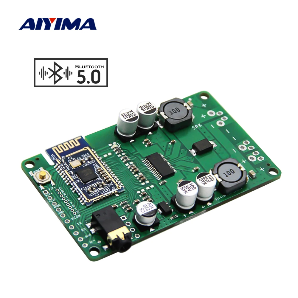 AIYIMA TPA3110 Bluetooth 5 0 усилитель платы 30 Вт моно звук Amplificador TWS AUX Sup порт вызова Серийный