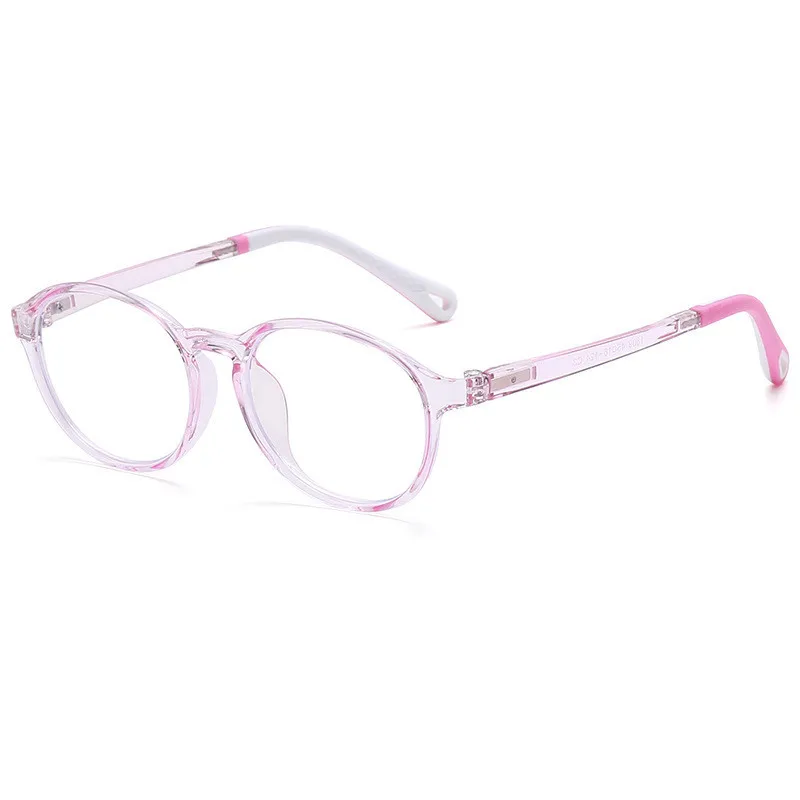 Elbru оптические очки детские силиконовые ретро круглые оправы для очков Детская