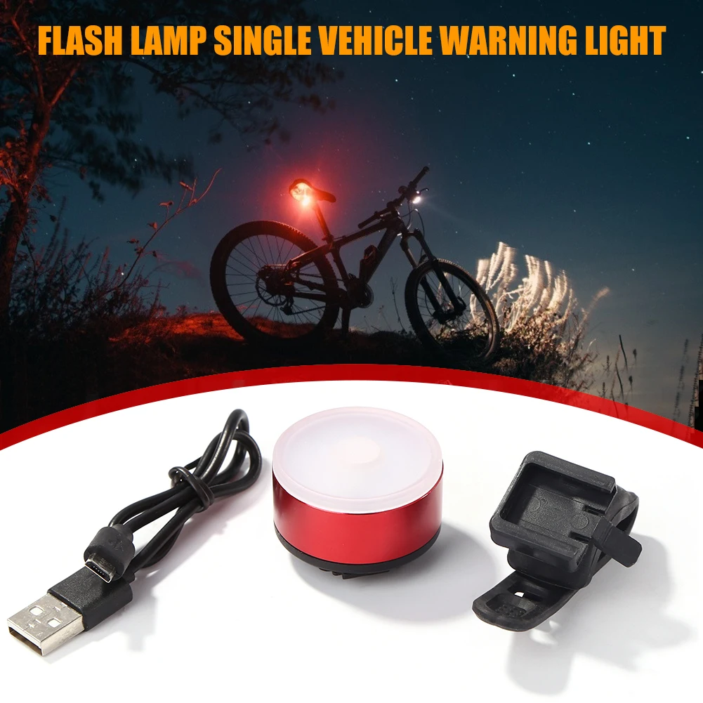 

16 Светодиодный 20LM MTB горный велосипед задний фонарь USB Перезаряжаемые 5 режимов для велосипеда, задний Предупреждение фонарик для верховой е...