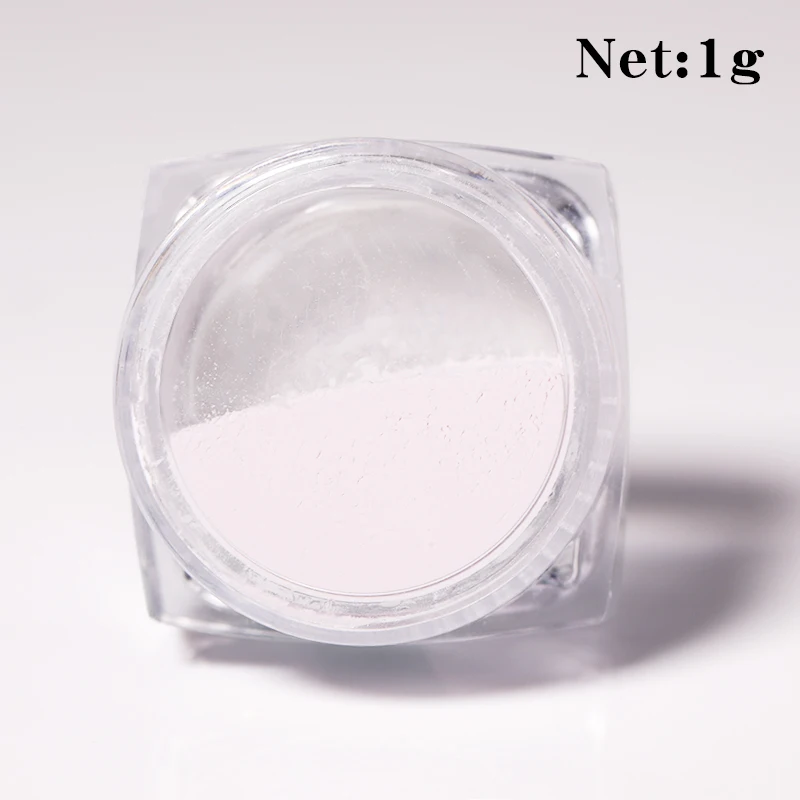 1 коробка 1g солнца светильник чувствительный порошок для ногтей 4 цвета красивые