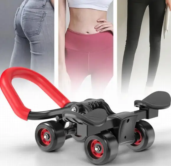 

New style abdominal muscle wheel with armrests four-wheel abdominal muscle wheel for men and women slimming home fitness